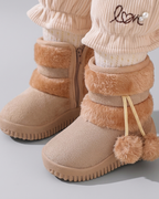 Bota Invierno Infantil Forro de Piel Cálido