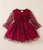 Vestido de Tul con Lunares para Niña