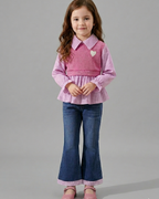 Conjunto Niña Blusa Pantalón Elegante ,Moda España