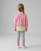 Conjunto niña 3 piezas sudadera y camiseta interior flores 3D ropa infantil,destacada para looks elegantes y sencillos en España