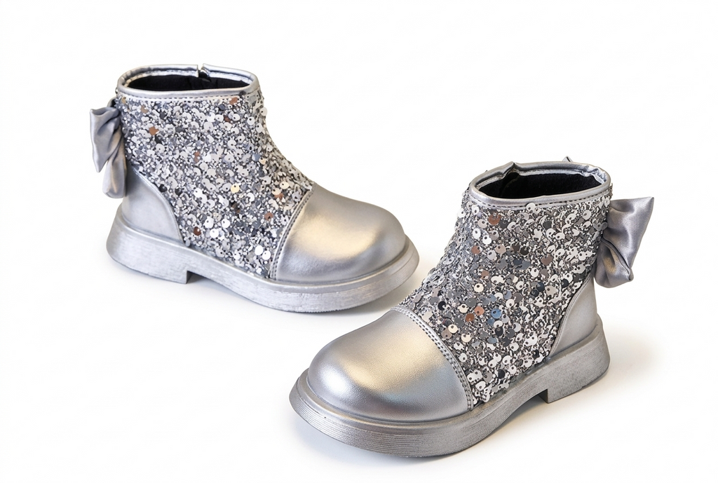 Zapato para niña con diseño brillante y atractivo en España