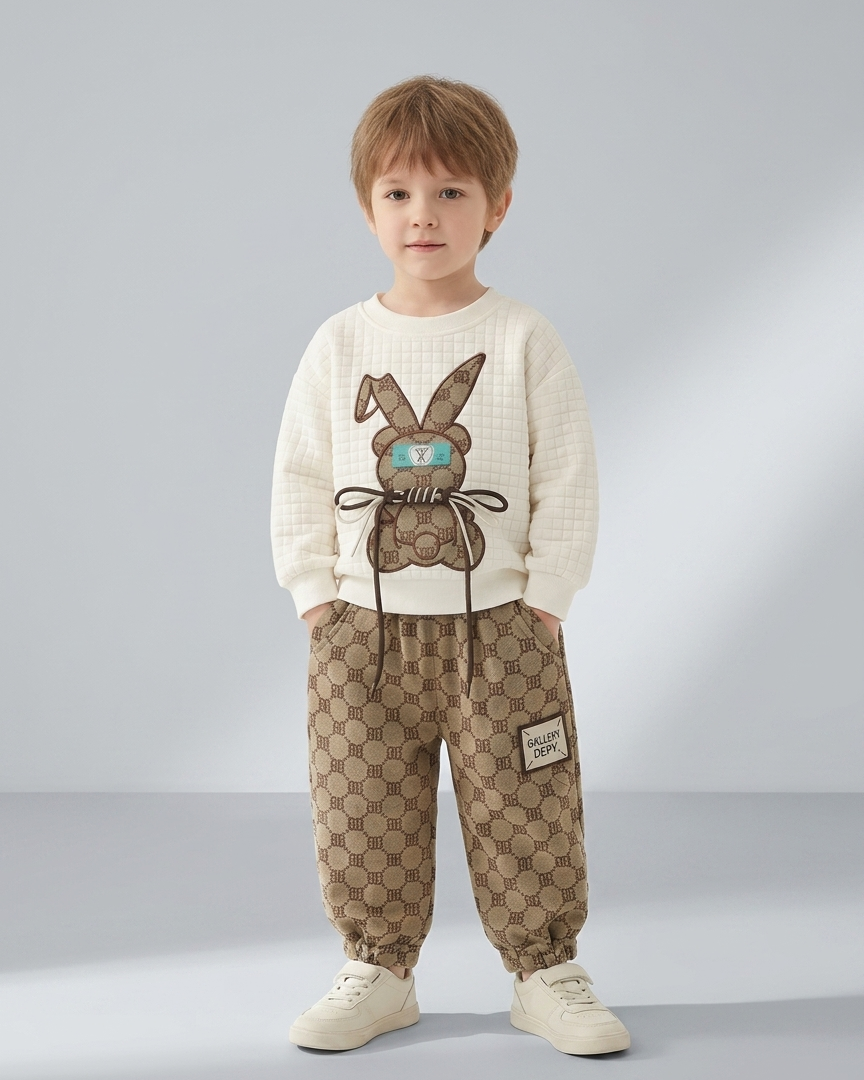 Conjunto bebé niño 2 piezas sudadera y pantalón algodón invierno en España