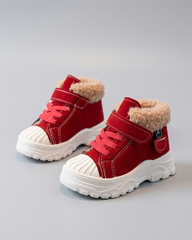 Zapatos cálidos forrados de piel con un diseño moderno. en España