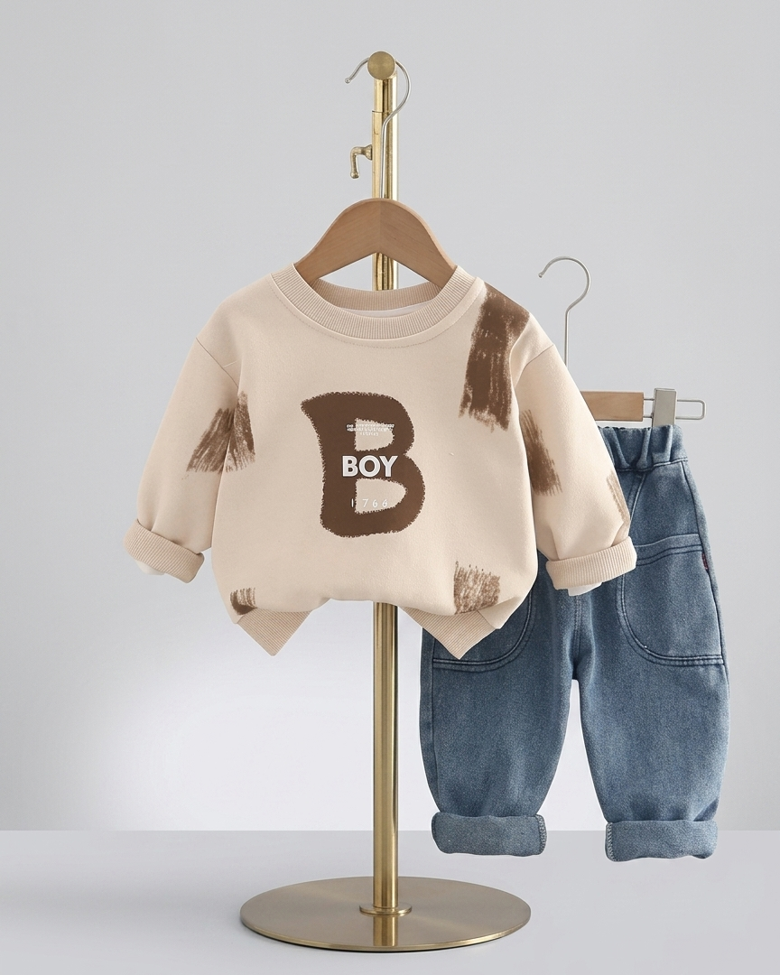 Conjunto niño otoño invierno ropa infantil algodón y vaquero en España
