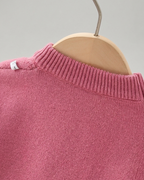 Vestido niña invierno tejido conjunto 2 piezas (top y falda plisada) niña de dos piezas Ideal para primavera y para clima otoñal en España