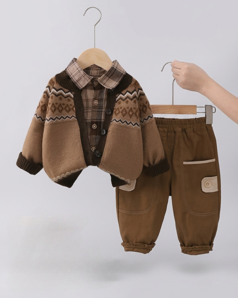Conjunto de invierno elegante: calidez y estilo para los días fríos,Ideal para clima otoñal  en España