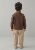 Conjunto niño invierno 3 piezas cálido (camisa, suéter de punto y pantalón) ropa infantil otoño invierno en España