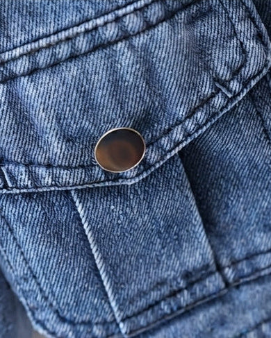 Conjunto denim niño 2 piezas chaqueta vaquera, camiseta y pantalón