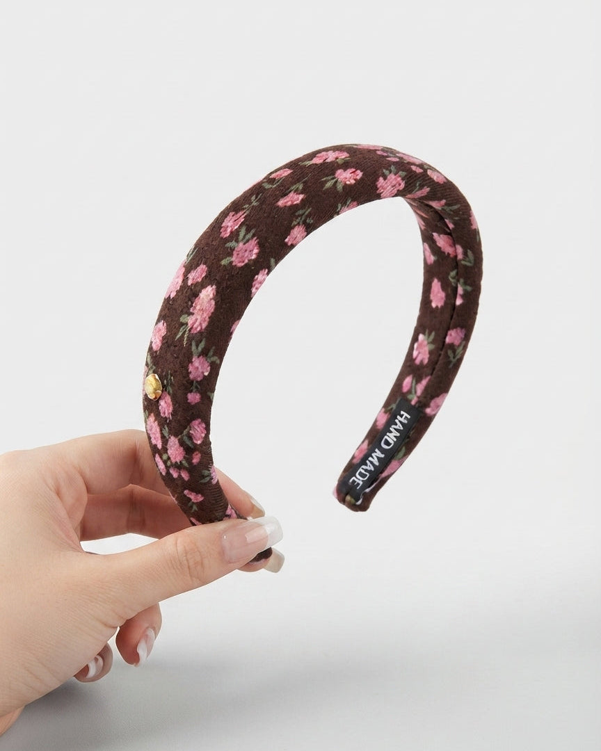 Diademas para niñas con estampados florales elegantes