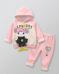 Chándal Bebé Niña Invierno 2 Piezas Peluche Capucha