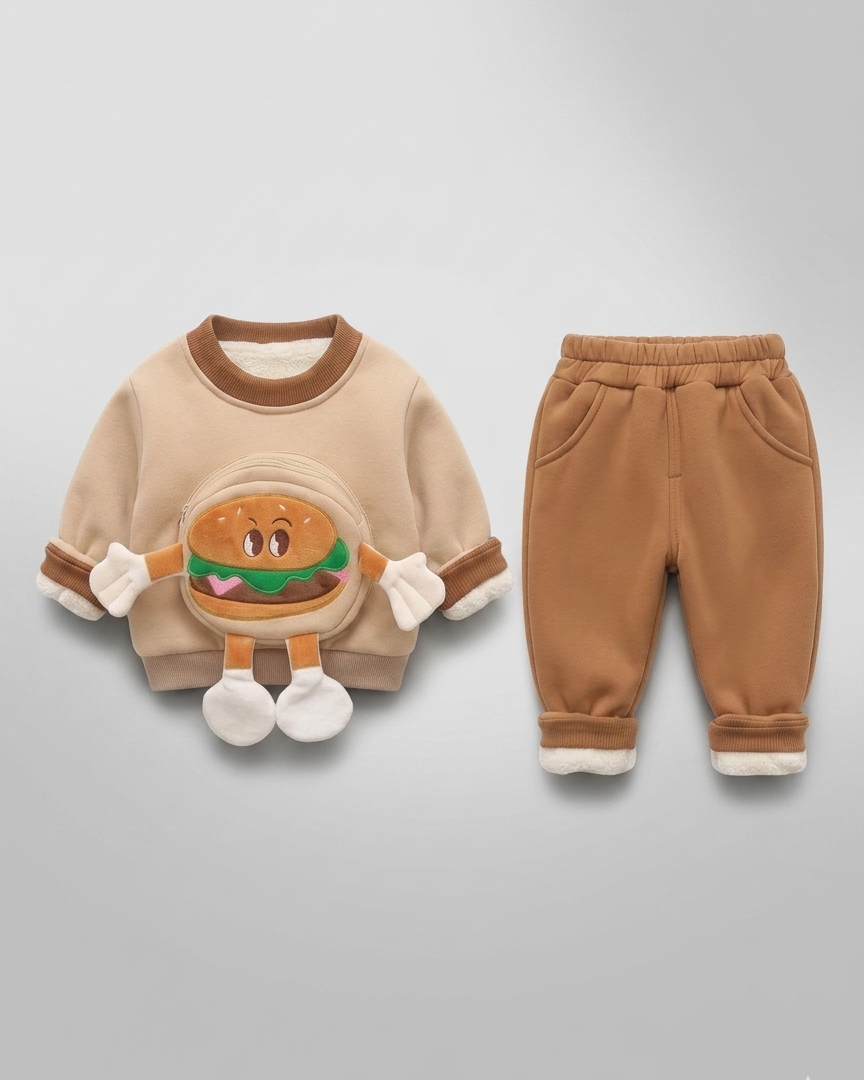 Conjunto bebé invierno suéter y pantalón grueso algodón, Ideal para primavera en España