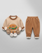 Conjunto bebé invierno suéter y pantalón grueso algodón, Ideal para primavera en España