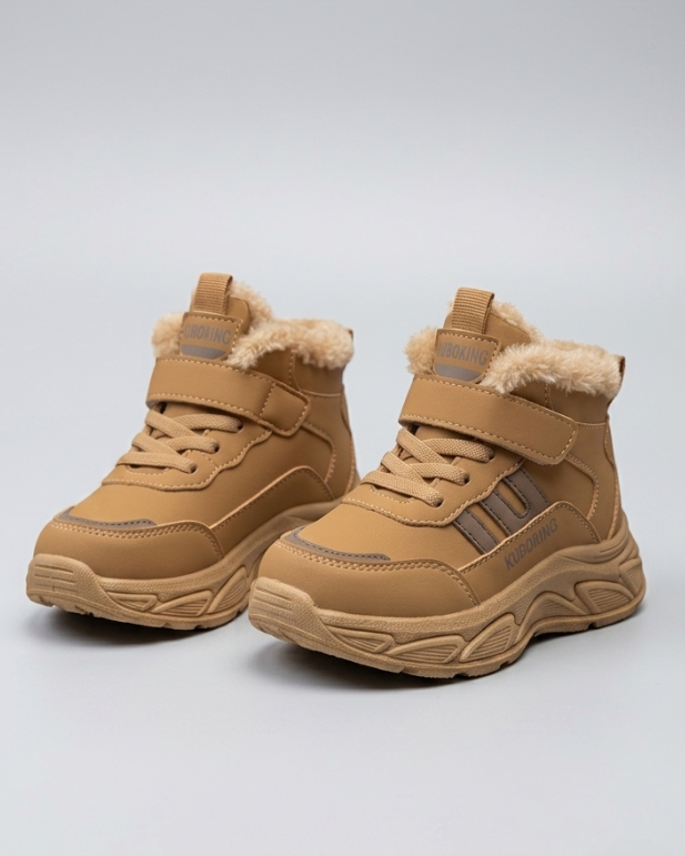 Bota de invierno elegante con forro de peluche cálido y suave en España