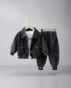 Conjunto infantil denim 3 piezas (chaqueta vaquera, camiseta interior y pantalón vaquero)  ropa infantil niño  en España