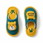 Pantuflas de algodón suave con forro cálido y diseño de dibujos animados detalle diseño