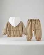 Conjunto bebé 3 piezas vaquero: chaqueta denim, camiseta de algodón y pantalón elástico para niño y  en España