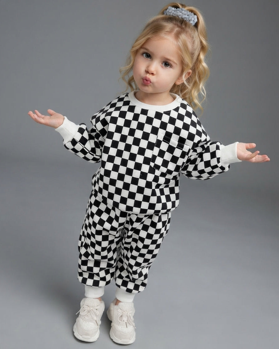 Conjunto Bebé Niño Invierno 3 Piezas  Chaqueta Acolchada, Suéter y Pantalón