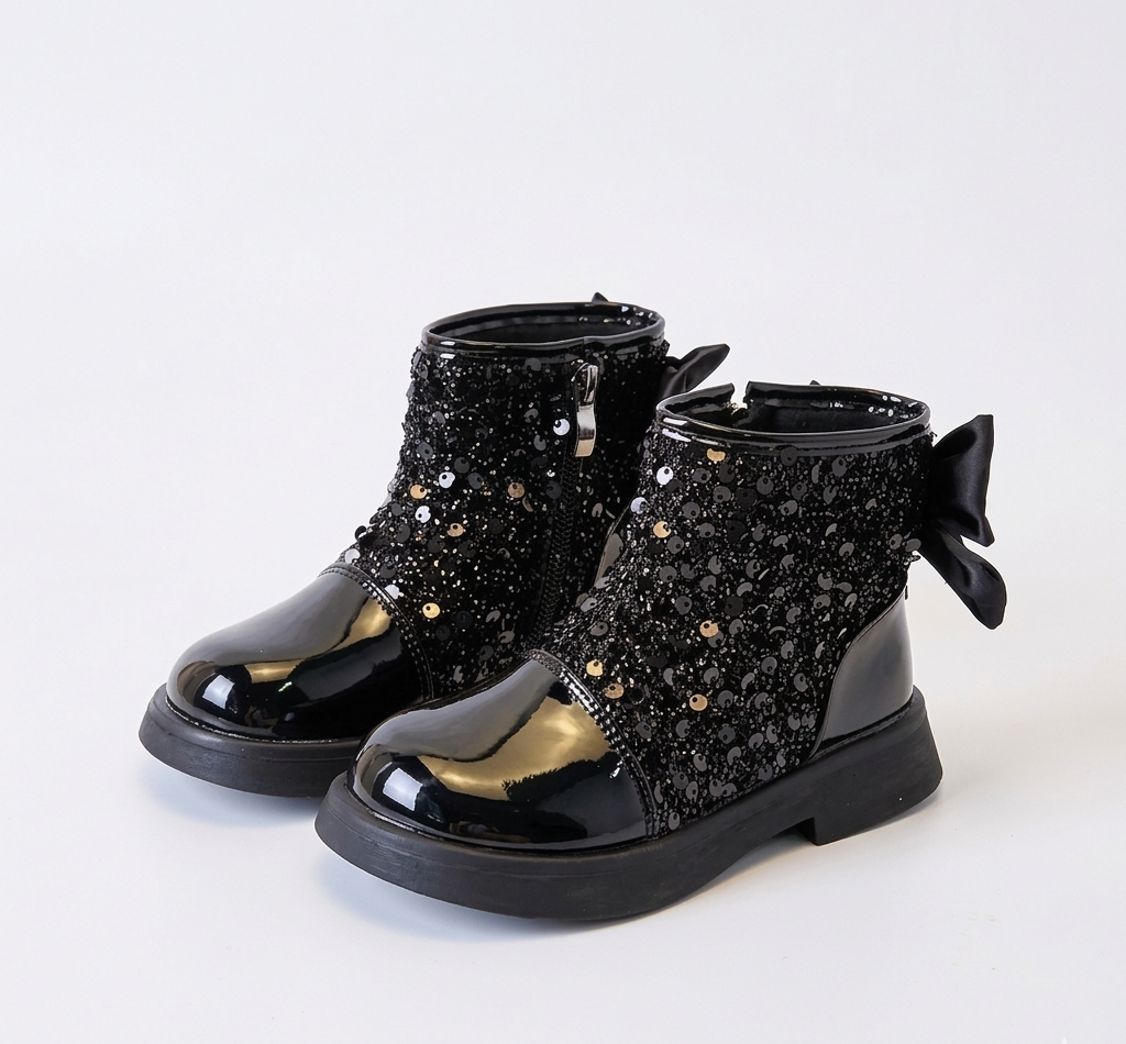 Zapato para niña con diseño brillante y atractivo en España
