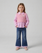 Conjunto niña elegante moderno 2 piezas ropa niña con blusa y pantalón en España