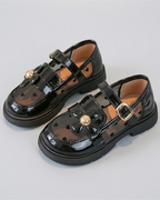 Zapato Transparente Niña Flor y Brillo