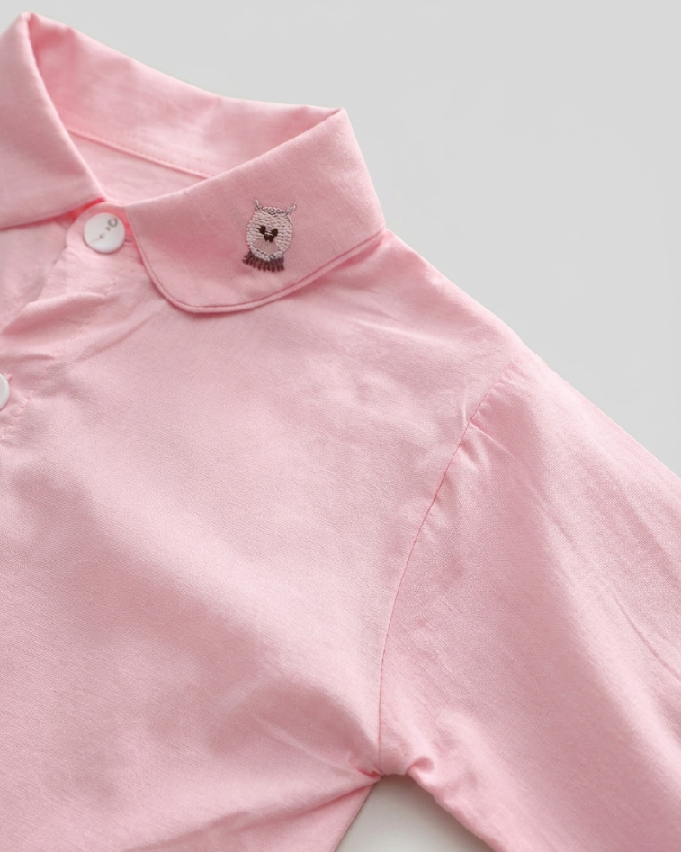 Conjunto niña 3 piezas ropa bebé niña – blusa rosa, chaqueta con conejo y pantalón vaquero con mariposas en España
