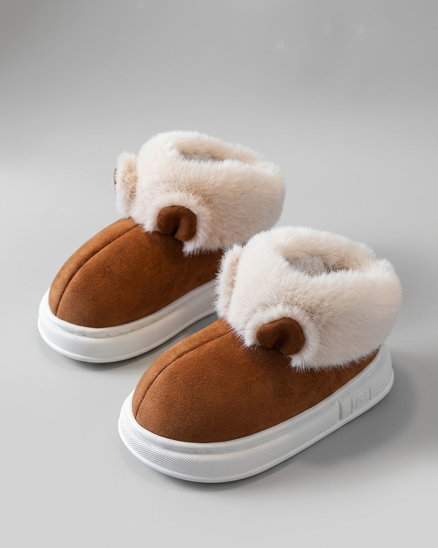 Botas de invierno de peluche con diseño de caricatura para niños en España