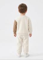 Conjunto bebé invierno terciopelo 2 piezas (chaqueta y pantalón oso 3D) Ideal para primavera en España