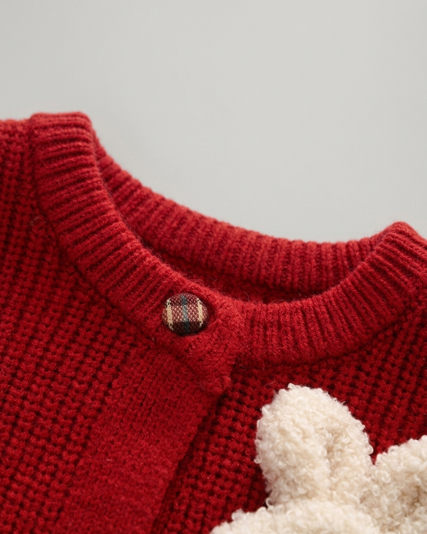 Conjunto niña invierno 2 piezas suéter de lana y falda a cuadros – ropa niña invierno en España