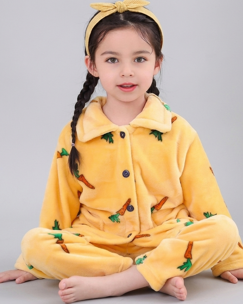 Pijamas de invierno para niños 2 piezas de felpa cálida conjunto pijama infantil invierno en España