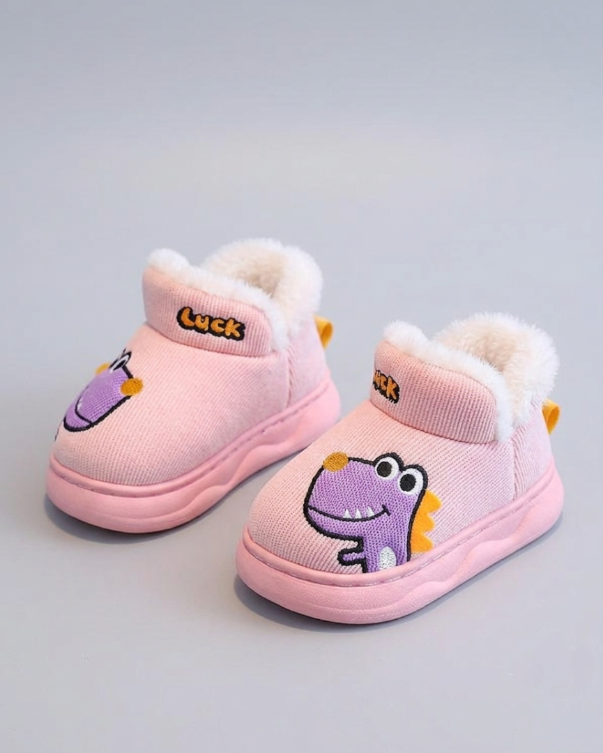 Bota Dinosaurio Infantil Invierno Acolchado