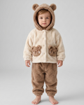 Conjunto niña y  nino de terciopelo 2 piezas invierno , Perfecto para moverse  en España
