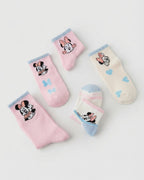 Calcetines de Minnie Mouse para niñas  5 diseños diferentes