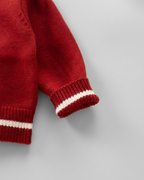 Vestido niña invierno de punto con lazo en el cuello y mangas largas estilo clásico,Ideal para primavera en España