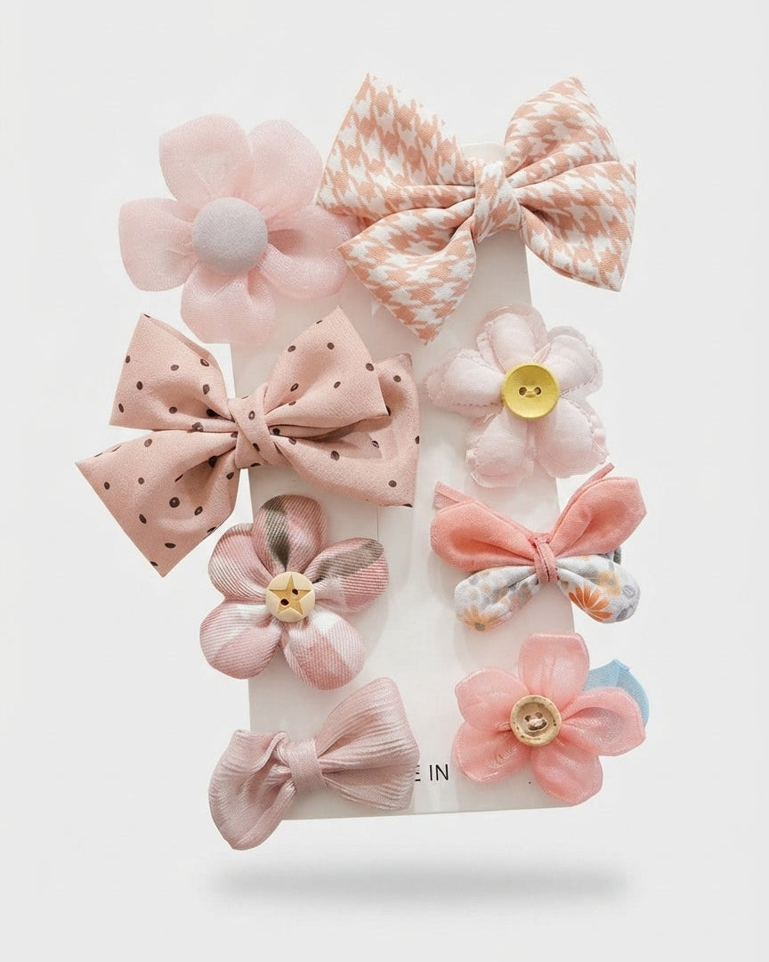 Pinzas para el cabello infantiles de múltiples formas con diseño primavera-verano