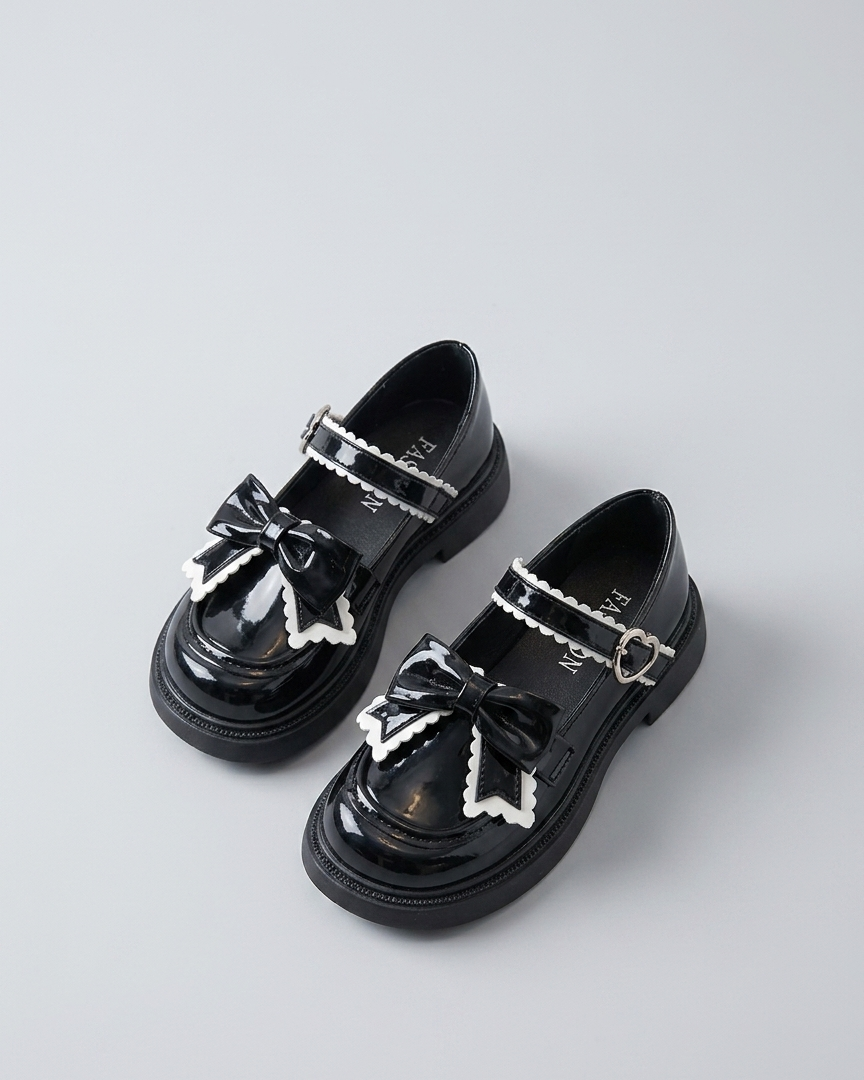 Zapato elegante para niña con diseño de lazo atractivo en España