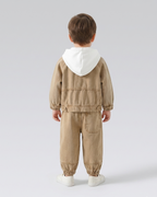 Conjunto bebé 3 piezas vaquero: chaqueta denim, camiseta de algodón y pantalón elástico para niño y  en España