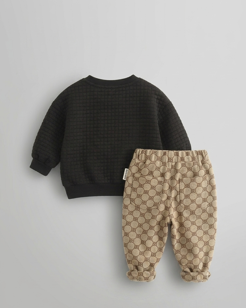 Conjunto bebé niño 2 piezas sudadera y pantalón algodón invierno en España