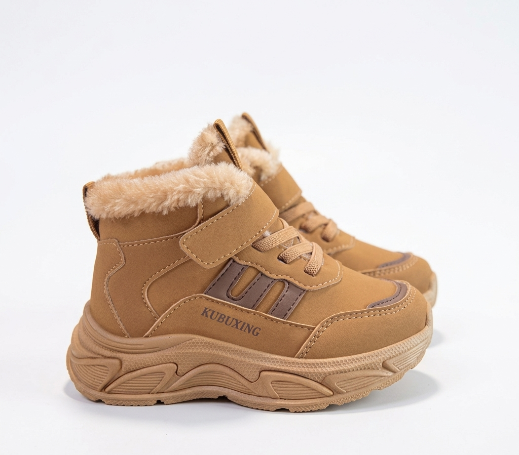 Bota de invierno elegante con forro de peluche cálido y suave en España