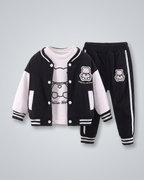 Conjunto deportivo niño Bear Cool estilo varsity de algodón suave | conjunto niño cómodo para diario en España