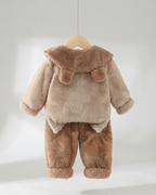 Conjunto de Invierno de 3 Piezas para Bebé Suavidad, Calidez y Mucha Ternura