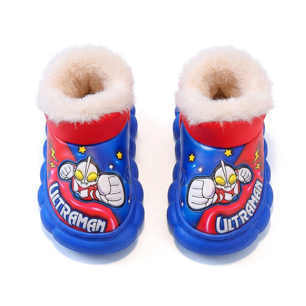 Bota de invierno “Ultraman” acolchada y cálida con diseño de dibujos animados en España