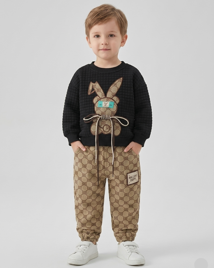 Conjunto bebé niño 2 piezas sudadera y pantalón algodón invierno en España