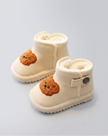 Botas Niño Cara de Osito Invierno Cálido