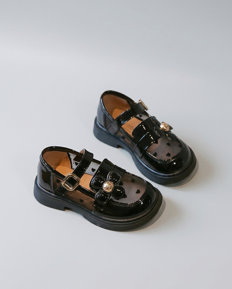 Zapato transparente decorativo con flor brillante de verano para niñas en España
