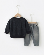 Conjunto niño ropa infantil 2 piezas sudadera algodón y pantalón moderno en España