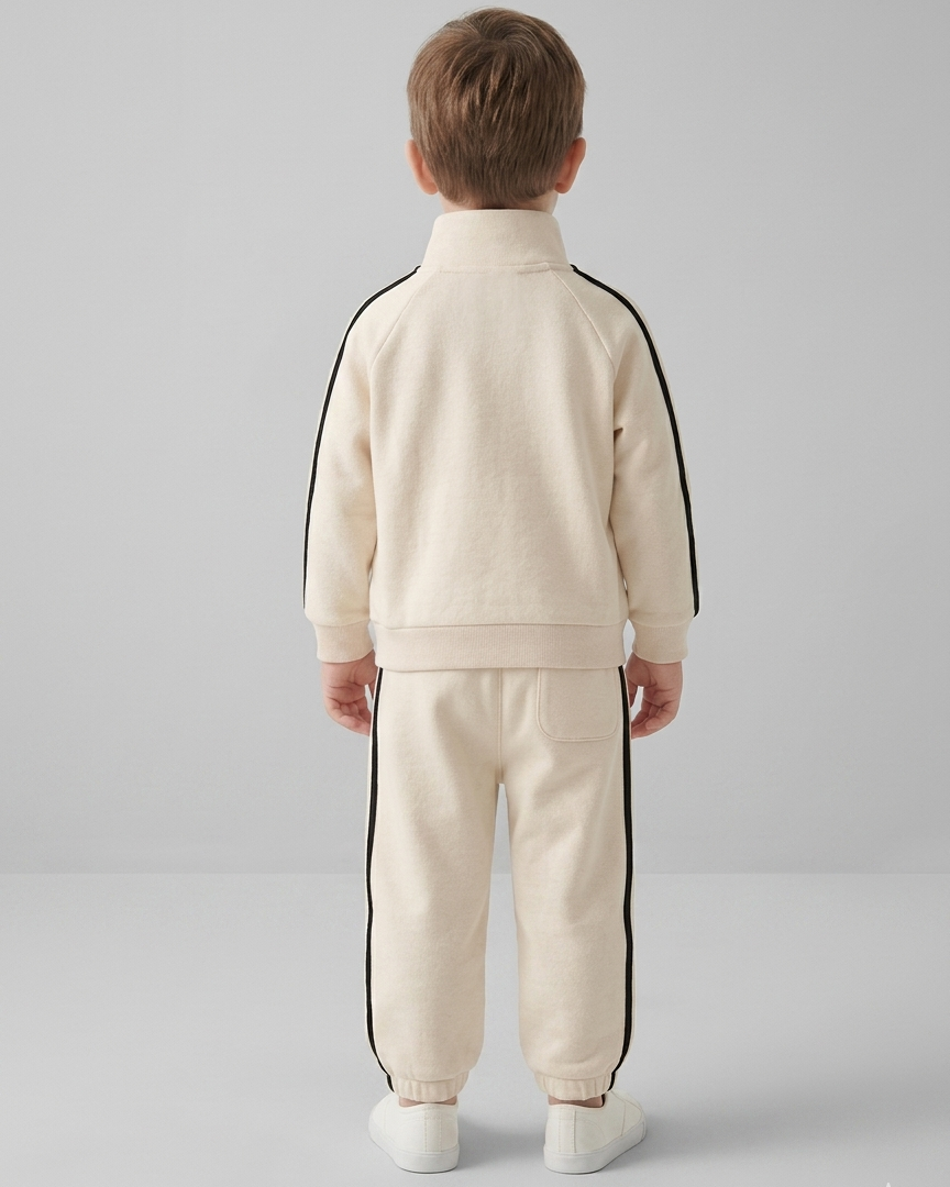 Conjunto deportivo niño con sudadera, pantalón y mochila pequeña en España