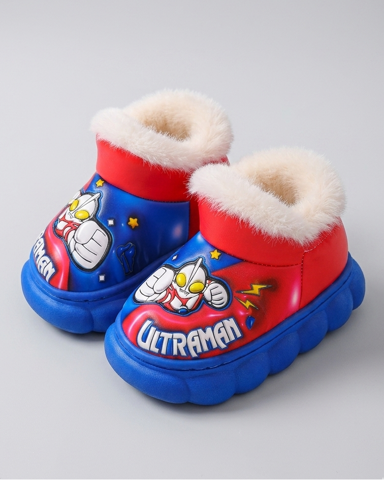 Bota de invierno “Ultraman” acolchada y cálida con diseño de dibujos animados en España