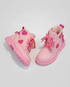 Botas Niña Corazones Invierno Cálido