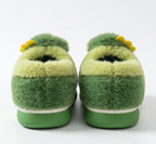 Pantufla de invierno cálida con diseño de dinosaurio tridimensional en España