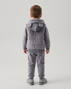 Conjunto niño invierno 3 piezas ropa infantil con osito bordado y chaleco con capucha , Ideal para clima otoñal en España